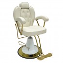 Privilege barber and hair salon chair Cream Gold-6991217 ΚΑΡΕΚΛΕΣ ΚΟΜΜΩΤΗΡΙΟΥ 
