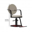 Privilege Barber Chair Gray Black-6991224 ΚΑΡΕΚΛΕΣ ΚΟΜΜΩΤΗΡΙΟΥ 