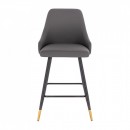 Bar stool PU Leather Dark Grey- 5450100 BAR STOOLS