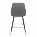 Bar stool PU Leather Dark Grey- 5450100 BAR STOOLS