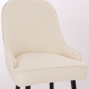 Luxury Bar stool Pu Leather Cream-5450122 BAR STOOLS
