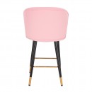 Luxury Bar stool Pu Leather Light Pink-5450127 BAR STOOLS
