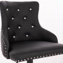 Luxury Bar stool Crystal Black-5450132 BAR STOOLS