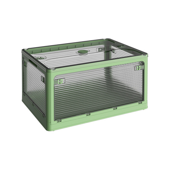 Πτυσσόμενο κουτί αποθήκευσης με πλαϊνά ανοίγματα Large Green 47.5*35.5*24cm - 6930225 BEAUTY & STORAGE  BOXES