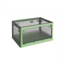 Πτυσσόμενο κουτί αποθήκευσης με πλαϊνά ανοίγματα Medium Green 40,5*29*24cm - 6930229 BEAUTY & STORAGE  BOXES