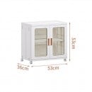 Vanity Storage Station White 53*36*106cm 2 layers  -6930327 BEAUTY & STORAGE  BOXES