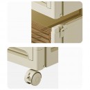 Vanity Storage Station 5 drawers Beige 34*28*99.5cm -6930344 BEAUTY & STORAGE  BOXES