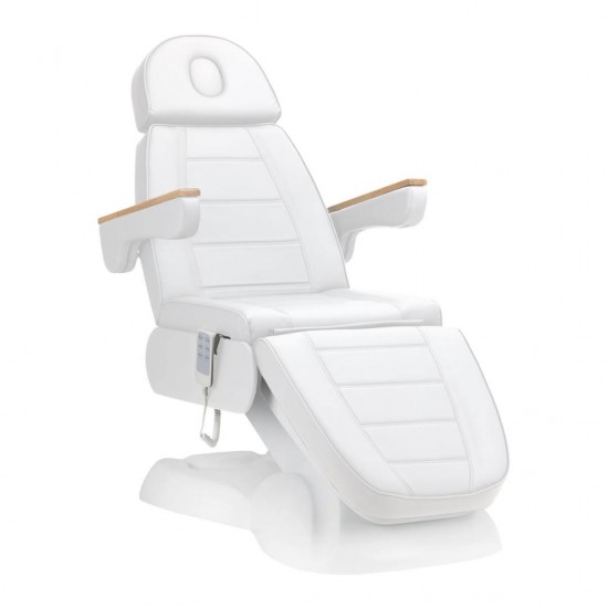 Επαγγελματική ηλεκτρική καρέκλα αισθητικής με 3 μοτέρ Lux White - 0132718 ΚΑΡΕΚΛΕΣ ΜΕ ΗΛΕΚΤΡΙΚΗ ΑΝΥΨΩΣΗ