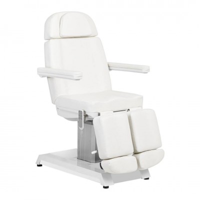 Επαγγελματική ηλεκτρική καρέκλα αισθητικής με 3 μοτέρ Λευκή -0140893