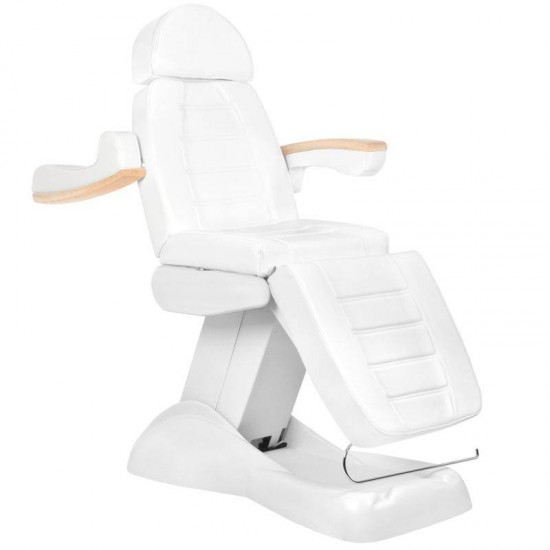Επαγγελματική ηλεκτρική καρέκλα αισθητικής με 3 μοτέρ και θερμαινόμενο στρώμα White-0142852 ΚΑΡΕΚΛΕΣ ΜΕ ΗΛΕΚΤΡΙΚΗ ΑΝΥΨΩΣΗ