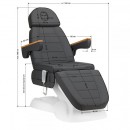Επαγγελματική ηλεκτρική καρέκλα αισθητικής με 3 μοτέρ Lux 273b γκρι - 0144069