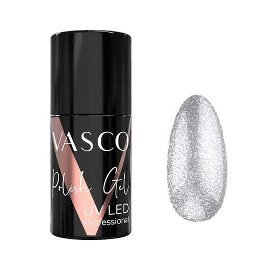 Vasco ημιμόνιμο βερνίκι UV LED Professional Night Glow 05 Silver 7ml - 8117354 VASCO GEL POLISH ΠΛΗΡΕΣ ΧΡΩΜΑΤΟΛΟΓΙΟ
