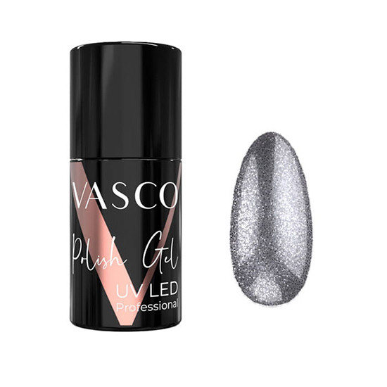 Vasco ημιμόνιμο βερνίκι UV LED Professional Night Glow  07 Silver-Black 7ml - 8117356 VASCO GEL POLISH ΠΛΗΡΕΣ ΧΡΩΜΑΤΟΛΟΓΙΟ