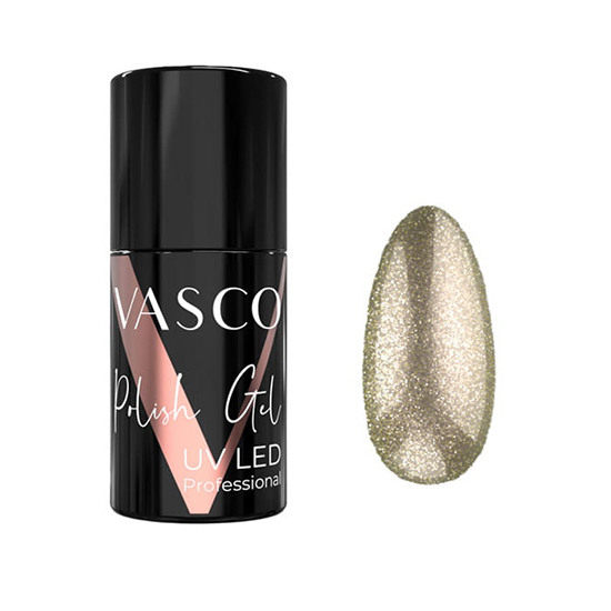 Vasco ημιμόνιμο βερνίκι UV LED Professional  08 Silver-Gold 7ml - 8117357 VASCO GEL POLISH ΠΛΗΡΕΣ ΧΡΩΜΑΤΟΛΟΓΙΟ