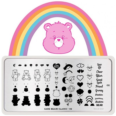 Image plate Care Bears Classic 02 - 113-BLCARC02