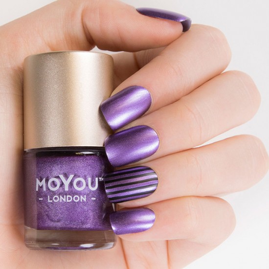 Color nail polish purple house 9ml - 113-MN103 ΒΕΡΝΙΚΙΑ MOYOU METAΛΛΙΚΑ 9ML