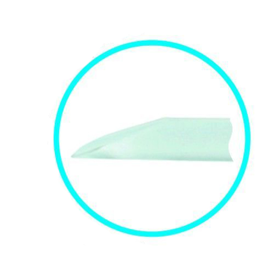 Επαγγελματικό πινέλο νυχιών με φυσική τρίχα gel 6mm - 0100905 