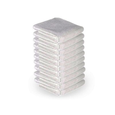 Πετσέτες αισθητικής & κομμωτικής πλενόμενες   73Χ40 cm Microfiber 10 Τεμ. λευκό χρώμα - 0104129