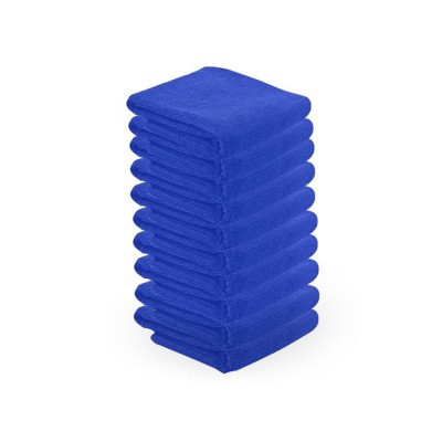 Πετσέτες αισθητικής και κομμωτικής πλενόμενες  73Χ40cm Microfiber 10 Τεμ. Μπλε χρώμα - 0104131