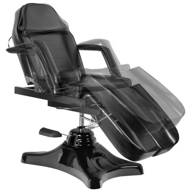 Καρέκλα tattoo & αισθητικής με υδραυλική ανύψωση και ανύψωση καθίσματος μαύρη - 0114948