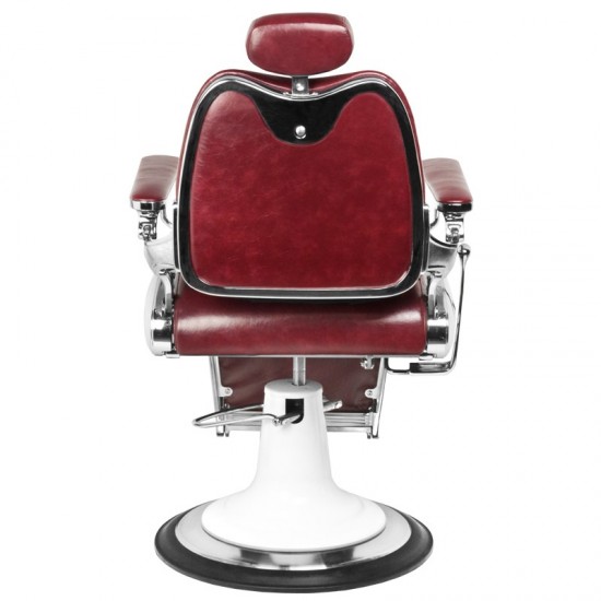 Πολυθρόνα barber Moto Style Maroon - 0114959 BARBER CHAIR