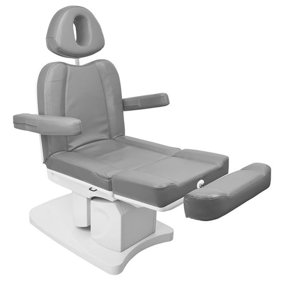 Επαγγελματική ηλεκτρική καρέκλα αισθητικής με θερμαινόμενο στρώμα Azzuro με 4 μοτερ Γκρι - 0124626 ΚΑΡΕΚΛΕΣ ΜΕ ΗΛΕΚΤΡΙΚΗ ΑΝΥΨΩΣΗ