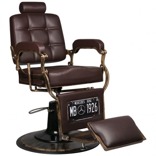 Πολυθρόνα barber Boss Old Leather Brown - 0126467 BARBER CHAIR