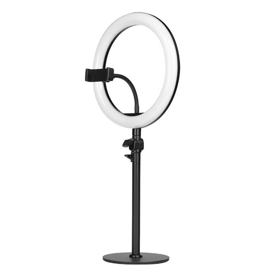 Επιτραπέζιο Led Ring Light  Selfie & Beauty Dimming Range με θήκη τηλεφώνου 8 Watt - 0127937 MAKE UP LIGHTS
