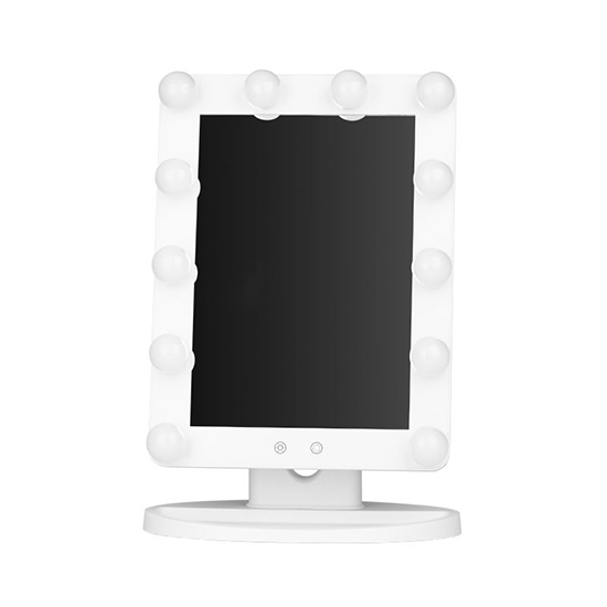 Καθρέφτης μακιγιάζ Led με ρυθμιζόμενο φωτισμό MC79 white 10watt - 0130580 HOLLYWOOD MIRRORS