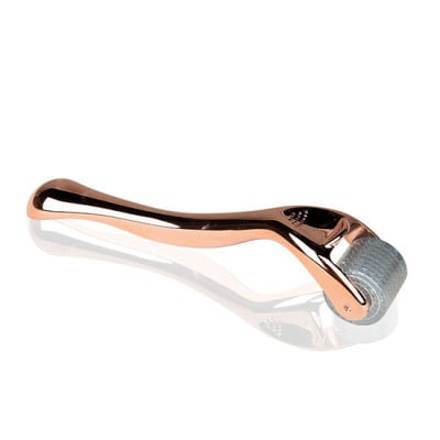 Derma roller για μεσοθεραπεία με 192 βελόνες τιτανίου 2.0 mm Rose Gold  - 0131997