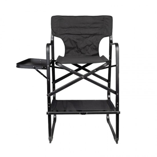 Επαγγελματική πτυσσόμενη καρέκλα μακιγιάζ AL 124 Black - 0133019 MAKE UP FURNITURES