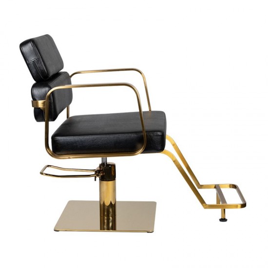 Καρέκλα Κομμωτηρίου Portofino Gold Black - 0133024 ΚΑΡΕΚΛΕΣ ΚΟΜΜΩΤΗΡΙΟΥ 