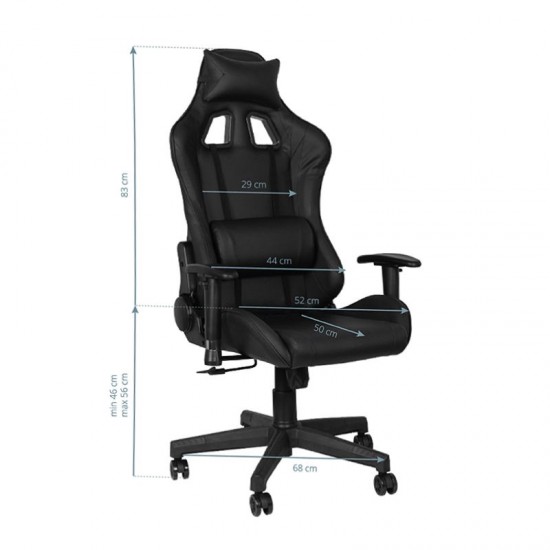 Premium Gaming & Office chair 912 Black - 0133332 GAMING CHAIRS