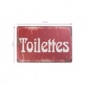 Πίνακας Διακόσμησης C014 Toilettes - 0135632 RETRO & CLASSIC ΠΙΝΑΚΕΣ 