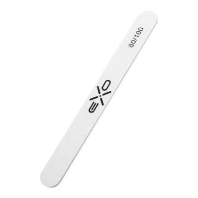 Exo Επαγγελματική Λίμα νυχιών 80/100 grit Straight 10 τεμαχίων  - 0137621