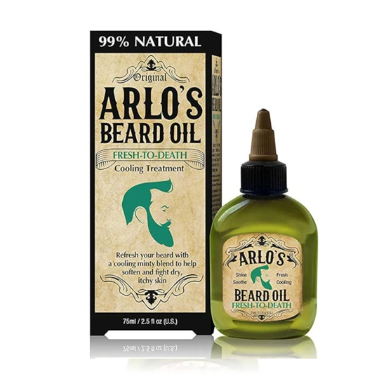 Arlo's Men's Care Line Beard oil για ξηρό δέρμα  Fresh to Death 75ml - 4311002 ΑΝΔΡΙΚΗ ΠΕΡΙΠΟΙΗΣΗ 