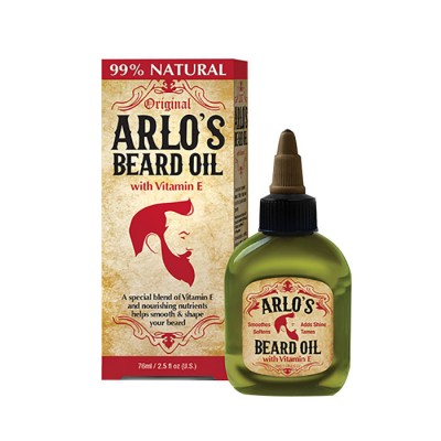 Arlo's Men's Care Line Beard oil για ανάπτυξη της τρίχας με βιταμίνη Ε 75ml - 4311019