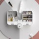Wall-mounted bathroom cosmetic organizer peach - 6930110 BEAUTY & STORAGE  BOXES