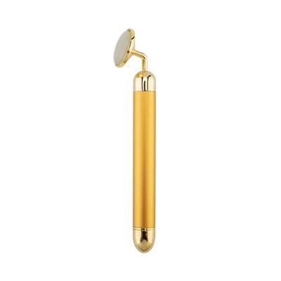 Vibrating jade makeup massager gold stick 15cm - 6970130
