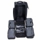 Τροχήλατη βαλίτσα ομορφιάς με έξτρα αποθηκευτικούς χώρους μαύρη - 5866102 ΒΑΛΙΤΣΕΣ MAKE UP - ΟΝΥΧΟΠΛΑΣΤΙΚΗΣ - ΚΟΜΜΩΤΙΚΗΣ