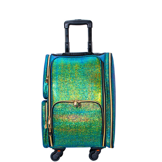 Τροχήλατη βαλίτσα ομορφιάς  με έξτρα αποθηκευτικούς χώρους 4 ρόδες - 5866107 ΒΑΛΙΤΣΕΣ MAKE UP - ΟΝΥΧΟΠΛΑΣΤΙΚΗΣ - ΚΟΜΜΩΤΙΚΗΣ