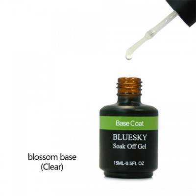 Bluesky ημιμόνιμο βερνίκι blossom base clear 15ml - 2801600