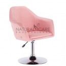 Vanity Chair Celebrity Crystal Light Pink Color - 5400166 ΣΚΑΜΠΩ ΑΙΣΘΗΤΙΚΗΣ - MANICURE - ΚΟΜΜΩΤΗΡΙΟΥ - ΤΑΤΤΟΟ