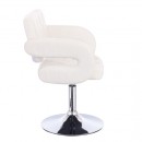 Vanity Chair Νarcissus White Color - 5400171 ΣΚΑΜΠΩ ΑΙΣΘΗΤΙΚΗΣ - MANICURE - ΚΟΜΜΩΤΗΡΙΟΥ - ΤΑΤΤΟΟ
