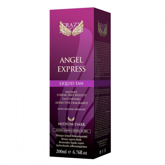 Crazy Angel - Angel Express Fast Acting Liquid Tan 200ml - 9555011 ΑΝΤΙΗΛΙΑΚΑ & SELF TAN PRODUCTS