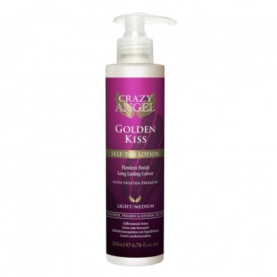 Crazy Angel - Golden Kiss (5% DHA) Tanning Lotion 200ml - 9555014