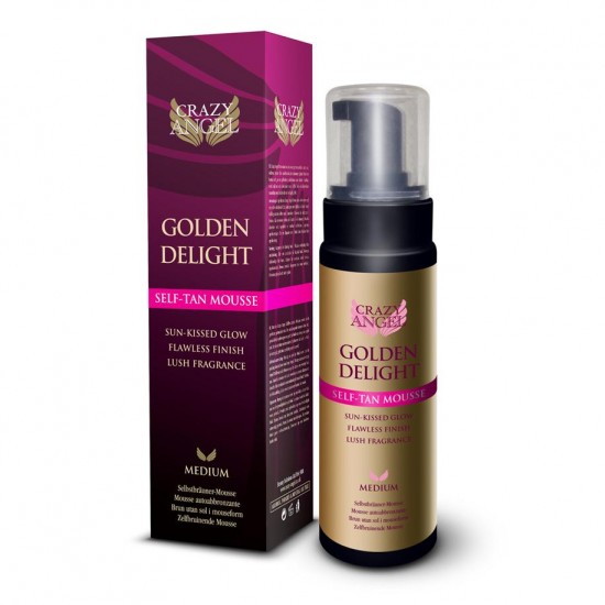 Crazy Angel - Golden Delight Self-Tan Mousse 200ml - 9555015 ΑΝΤΙΗΛΙΑΚΑ & SELF TAN PRODUCTS