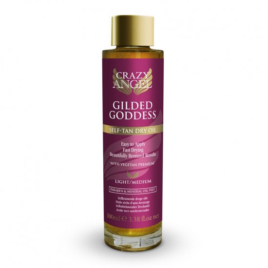 Crazy Angel - Gilded Goddess Self-Tan Dry Oil 100ml – 9555092 ΑΝΤΙΗΛΙΑΚΑ & SELF TAN PRODUCTS