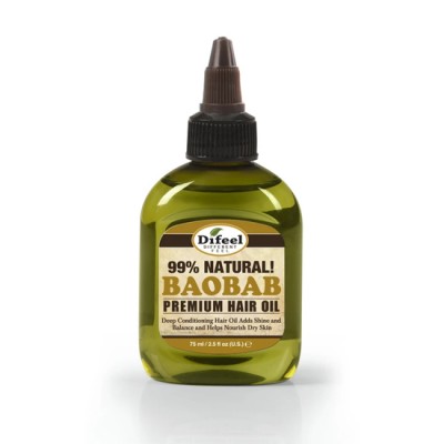 Difeel Premium hair oil Baobab 75ml ενυδάτωση και θρέψη - 1240407