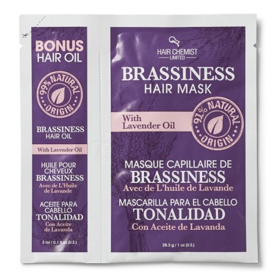   Hair Chemist  Brassines Μάσκα & Hair Oil travel Pack  φίλτρα προστασίας UVA/UVB Lavender - 3816523